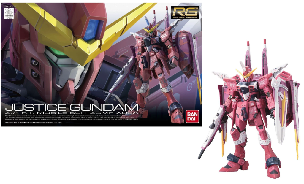 Model Kit Gundam RG 1/144 Justice Gundam ( Imagem 3 de 3 ) - Preview