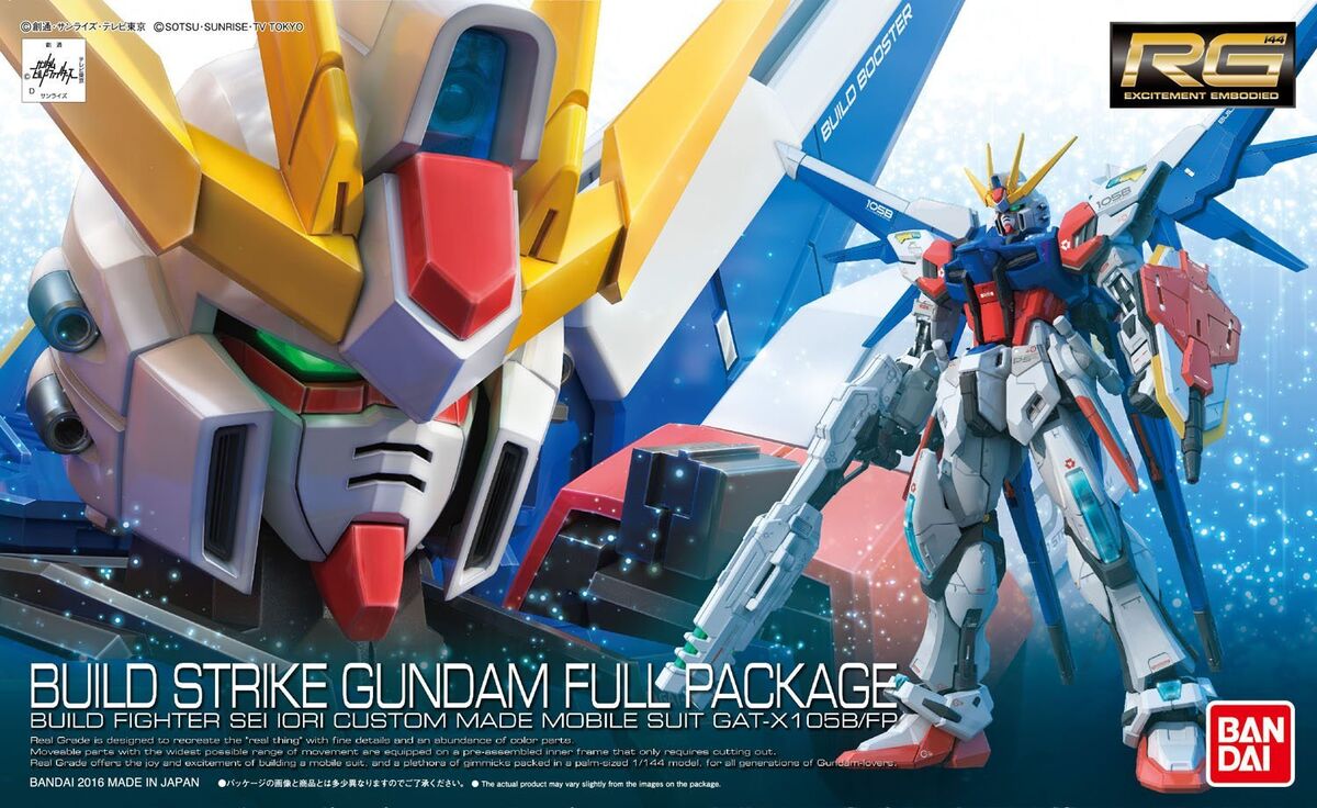 Model Kit Gundam RG Build Strike Gundam Full Package ( Imagem 2 de 3 ) - Preview