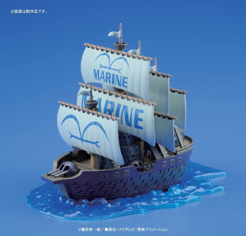 Model Kit One Piece: Grand Ship Collection - Marine Ship Model Kit ( Imagem 3 de 4 ) - Preview