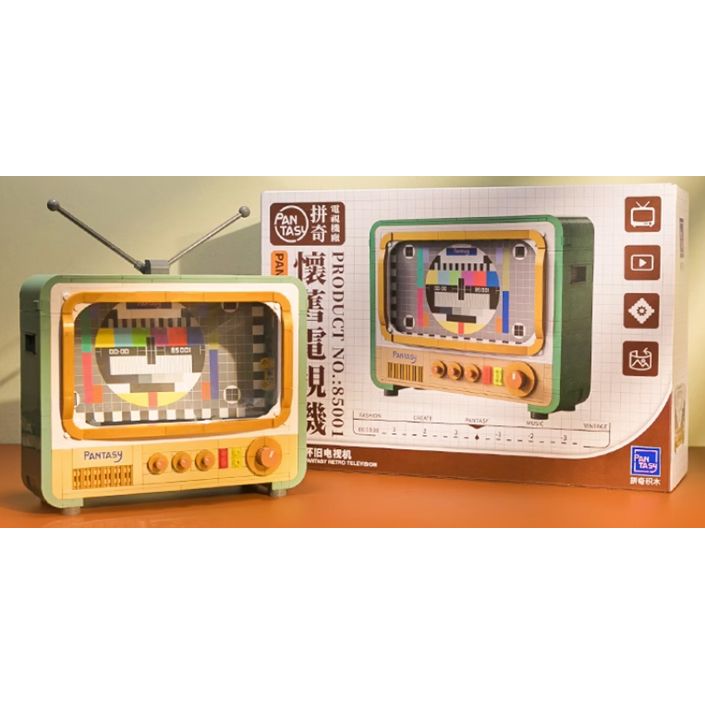 Model Kit Pantasy Retro Television Building Blocks ( Imagem 3 de 3 ) - Preview