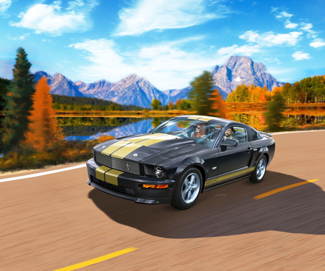 Model Kit Revell 2006 Ford Shelby GT-H Scale 1:25 ( Imagem 2 de 4 ) - Preview