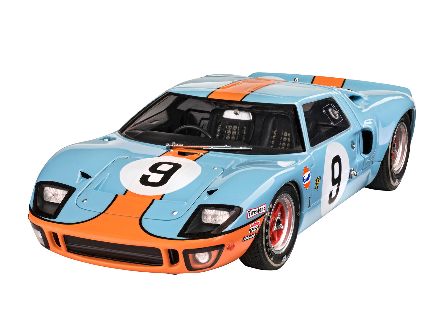 Model Kit Revell Ford GT40 Le Mans 1968 & 1969 Scale 1:24 ( Imagem 2 de 4 ) - Preview