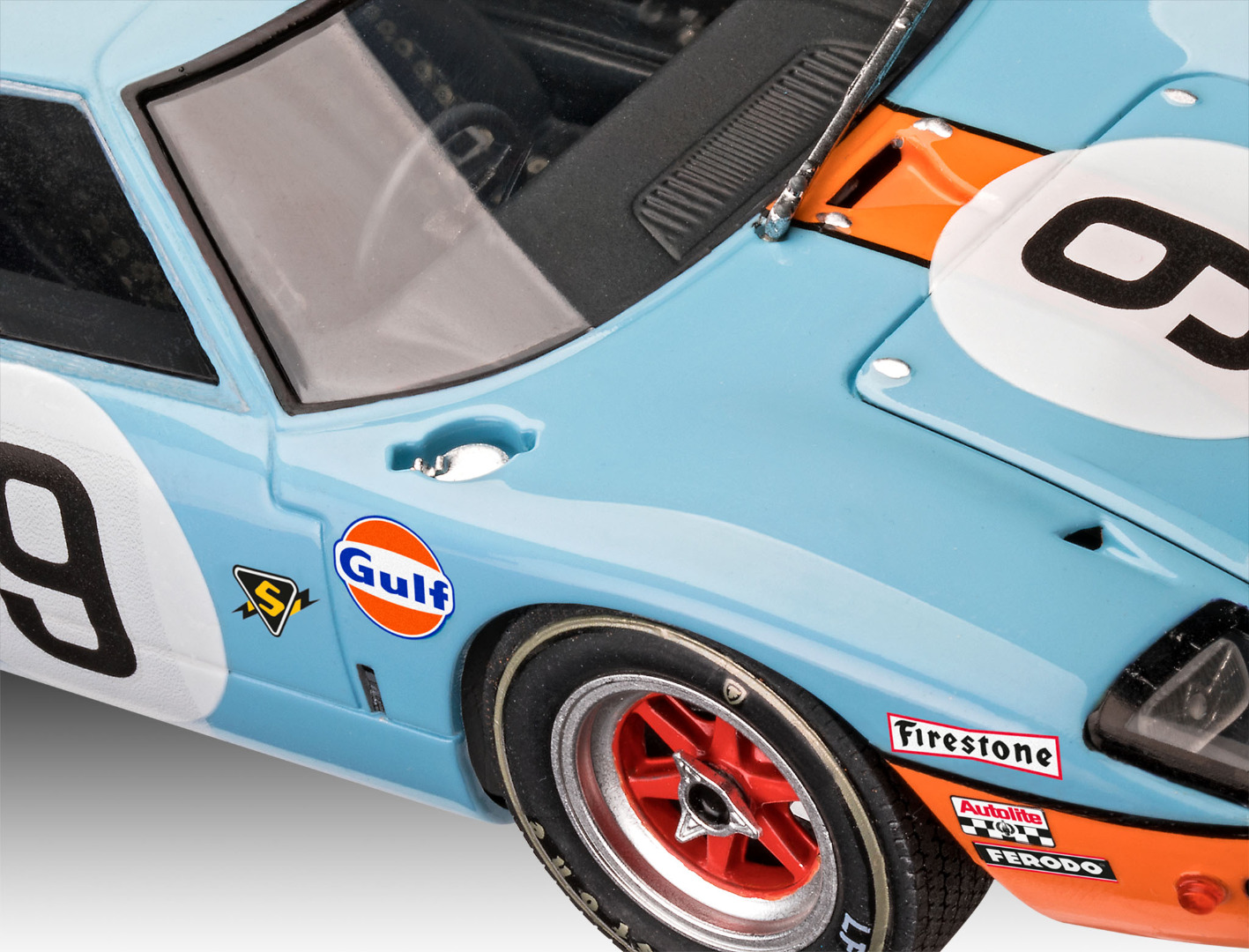 Model Kit Revell Ford GT40 Le Mans 1968 & 1969 Scale 1:24 ( Imagem 3 de 4 ) - Preview