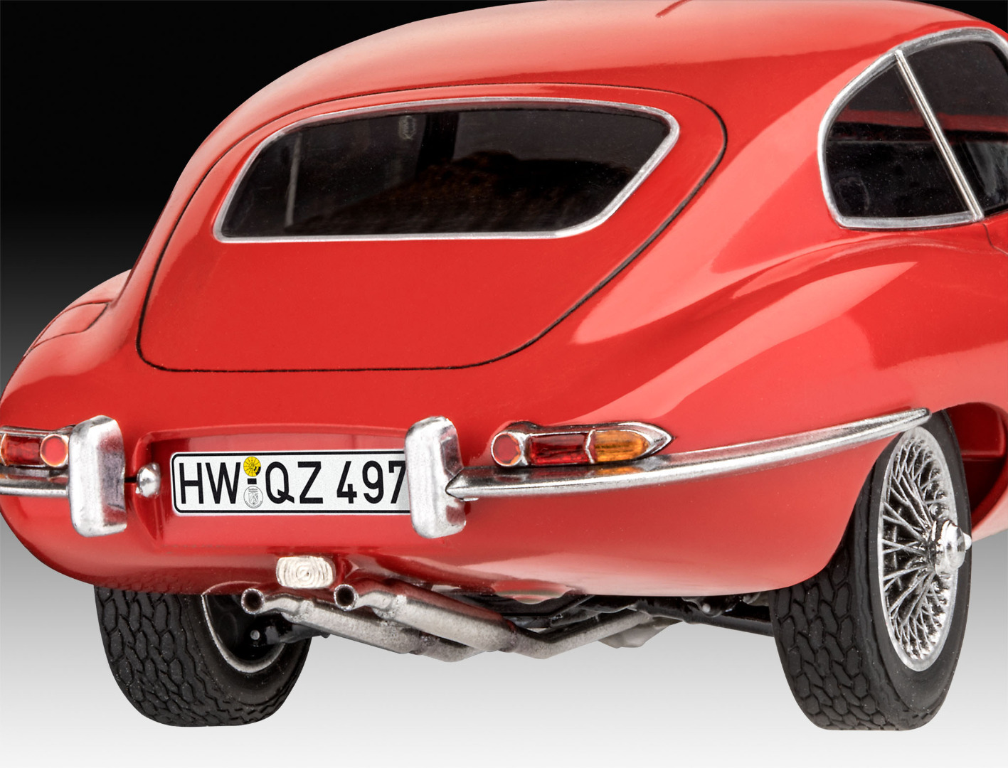 Model Kit Revell Jaguar E-Type (Coupé) Scale 1:24 ( Imagem 3 de 3 ) - Preview