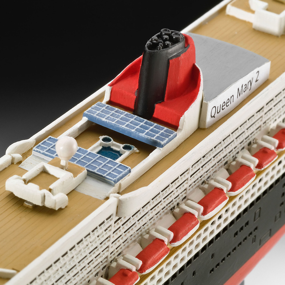 Model Kit Revell Queen Mary 2 Set Scale 1:1200 ( Imagem 3 de 4 ) - Preview