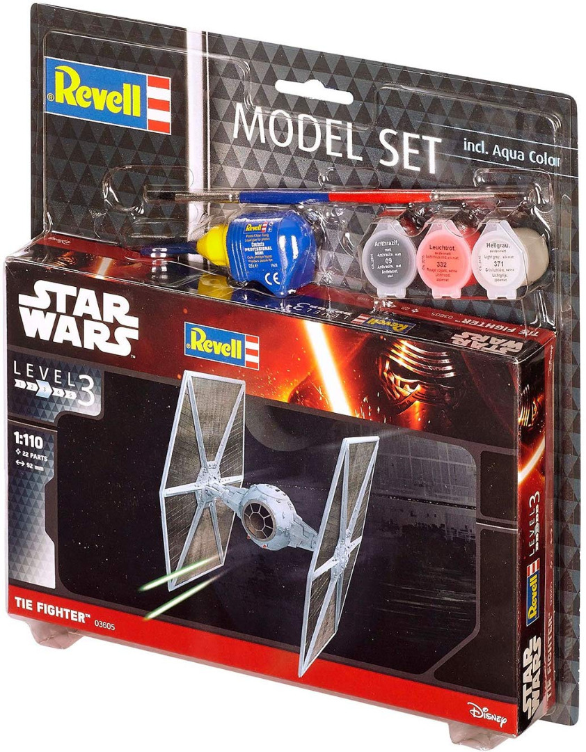 Model Kit Revell Star Wars TIE Fighter Set Scale 1:110 ( Imagem 3 de 4 ) - Preview
