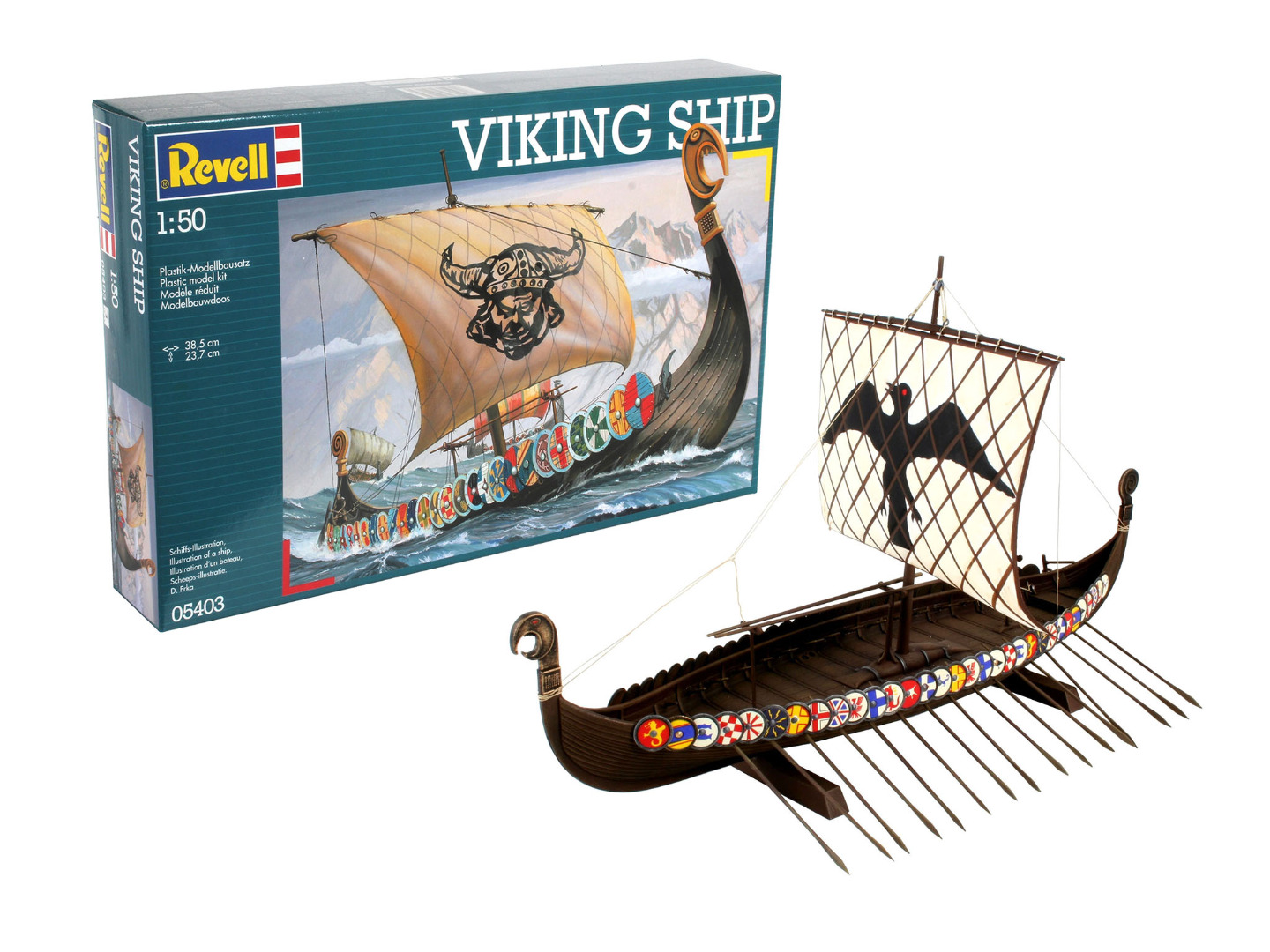 Model Kit Revell Viking Ship Set Scale 1:50 ( Imagem 3 de 4 ) - Preview