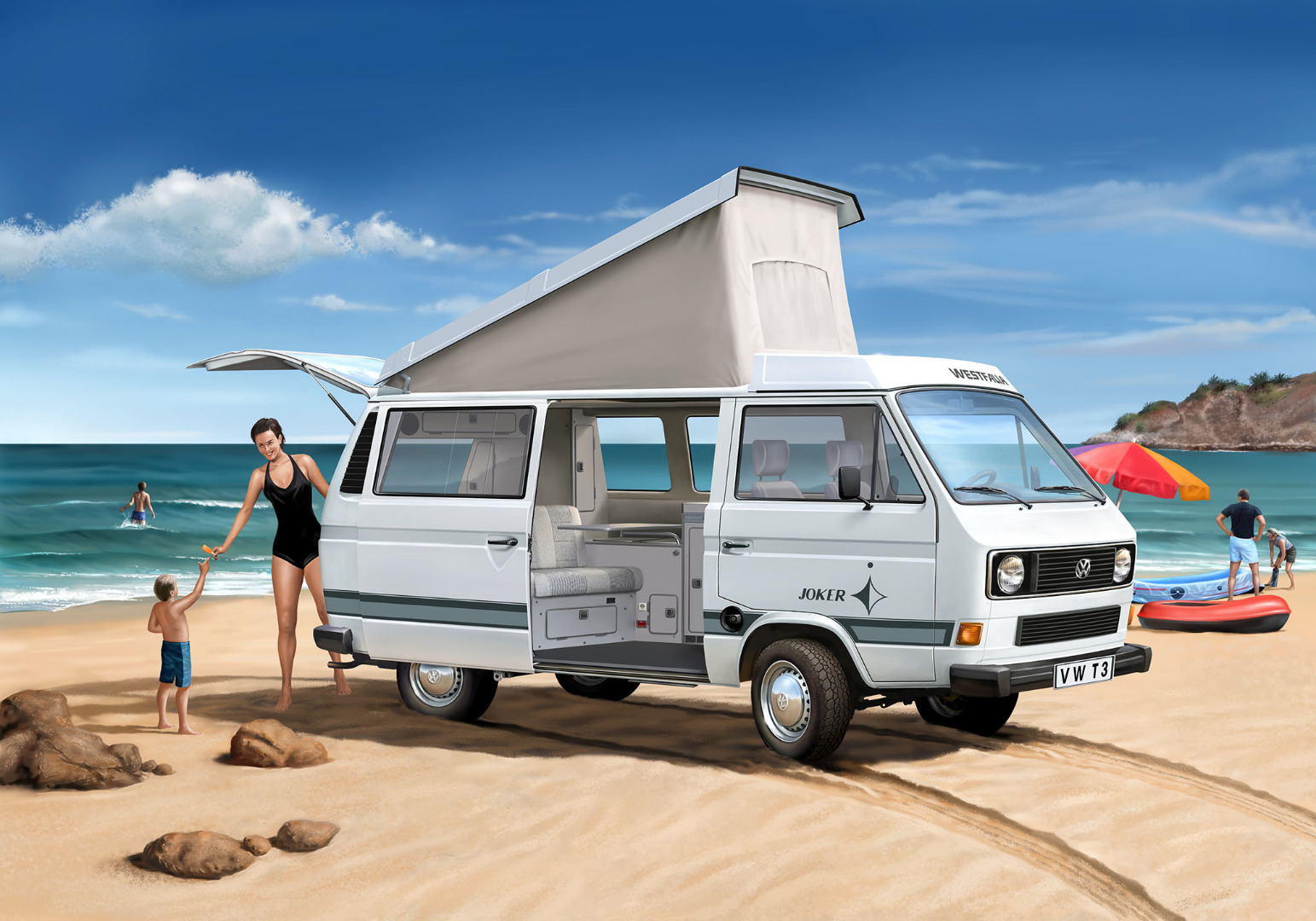 Revell VW T3 Westfalia Joker Model Kit, 1:25 Scale ( Imagem 3 de 3 ) - Preview