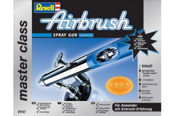 Modelismo - Revell Airbrush Spray Gun Vario Master Class ( Imagem 2 de 2 ) - Preview