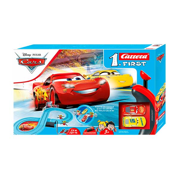 Pista Carrera 1.First Disney Pixar Cars McQueen + Dinoco 2.4 m ( Imagem 2 de 3 ) - Preview