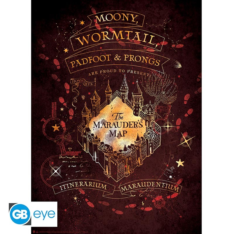 Harry Potter Set 2 Chibi - Crest & Marauders Posters (52x38) ( Imagem 2 de 3 ) - Preview