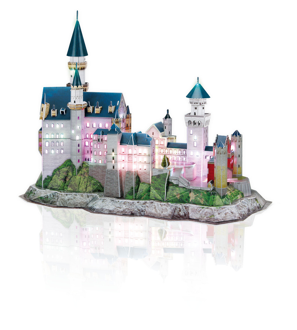 Puzzle 3D Revell Schloss Neuschwanstein Multicolor LED ( Imagem 3 de 4 ) - Preview