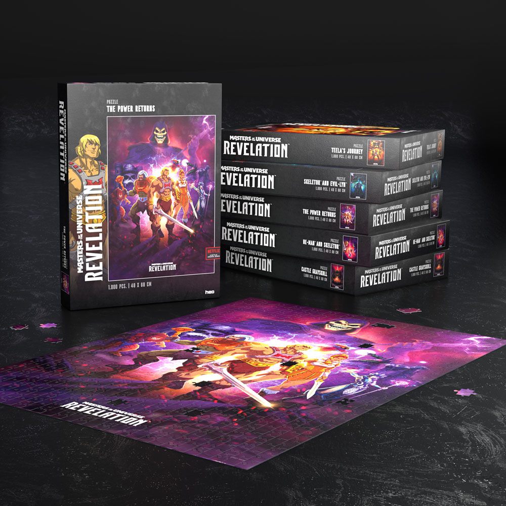 Puzzle Masters of the Universe Revelation - The Power Returns (1000 peças) ( Imagem 3 de 4 ) - Preview