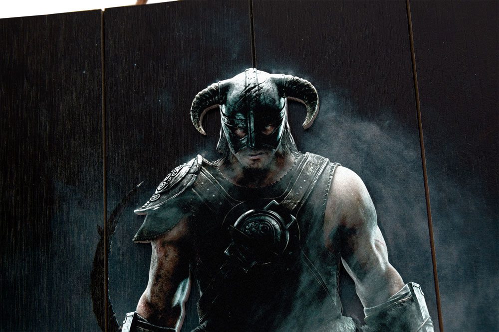 Quadro 3D The Elder Scrolls V: Skyrim WoodArts Dragonborn 30x40 cm ( Imagem 4 de 4 ) - Preview