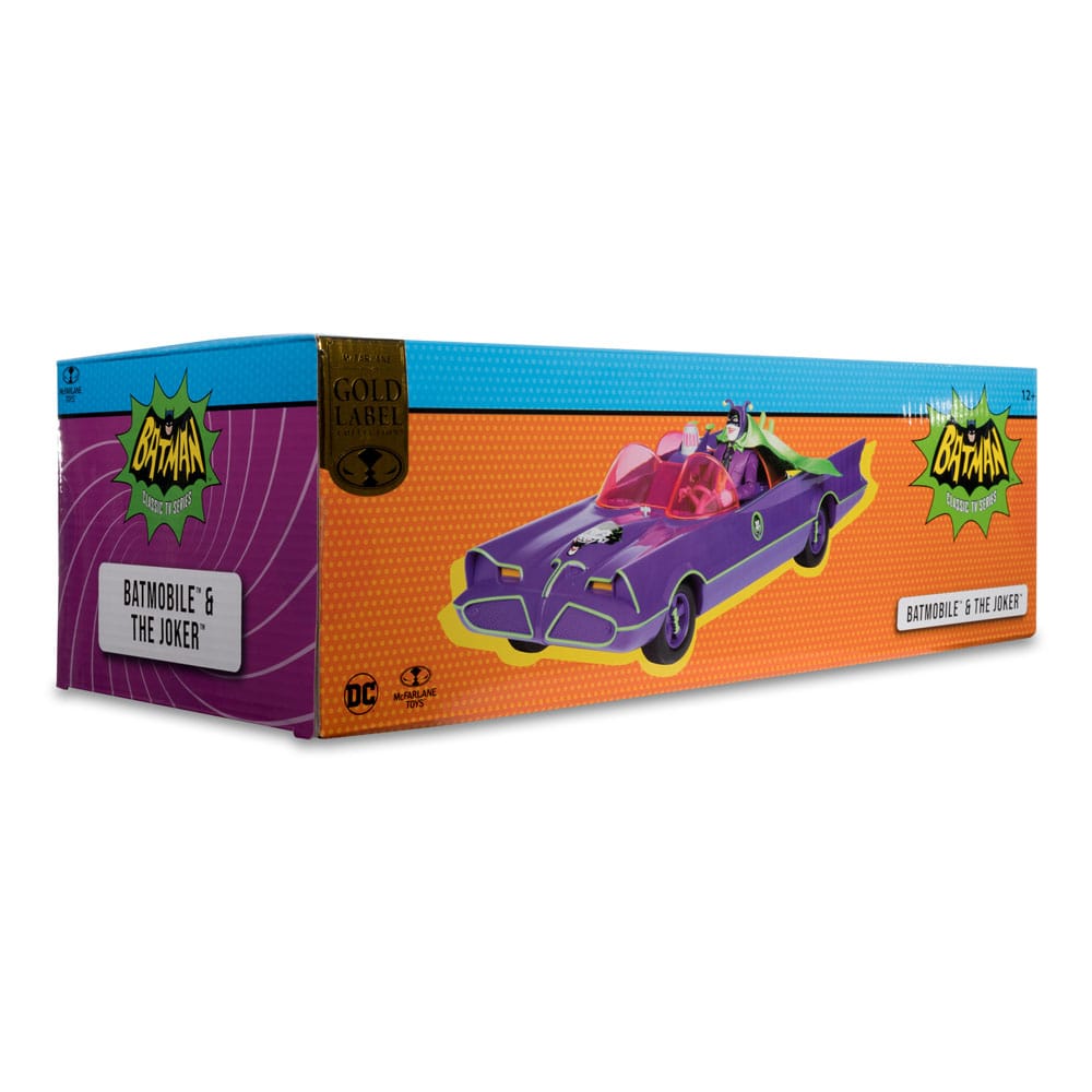 Réplica DC Retro Batman 66 Batmobile with Joker (Gold Label) 15 cm ( Imagem 2 de 4 ) - Preview