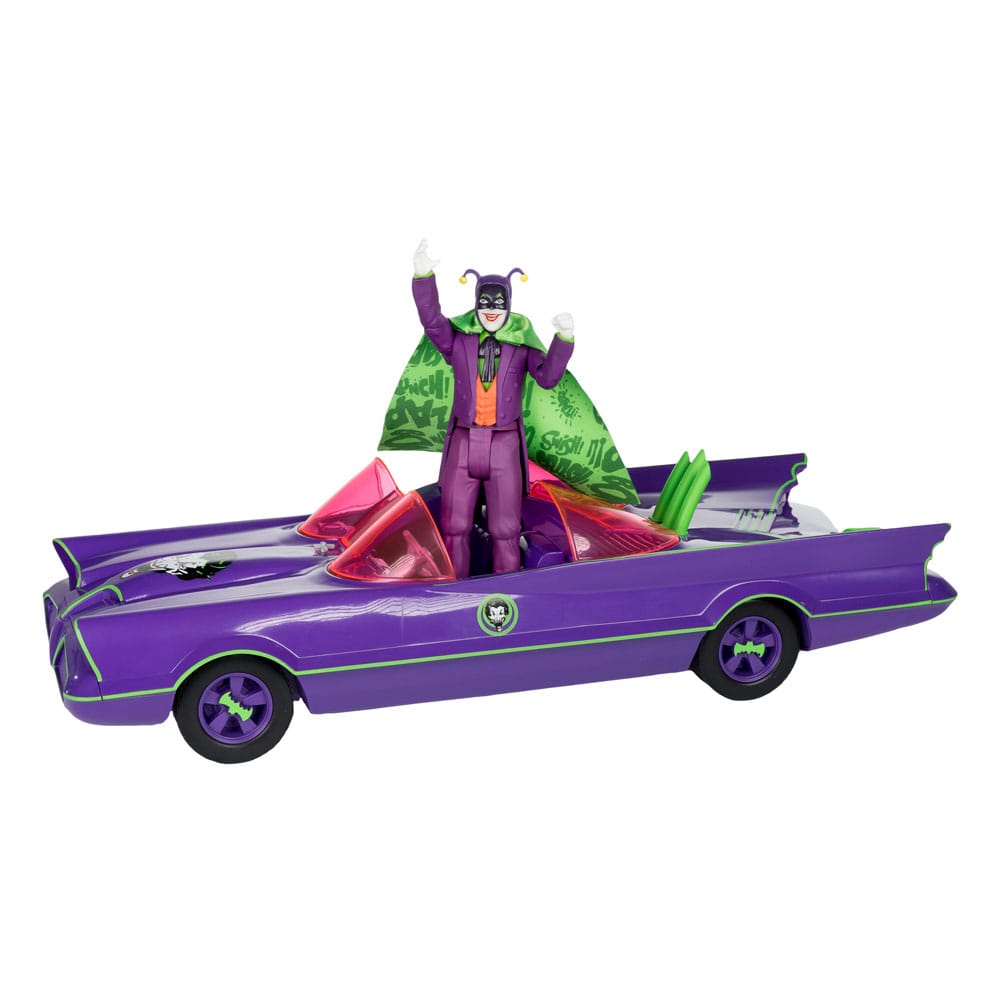 Réplica DC Retro Batman 66 Batmobile with Joker (Gold Label) 15 cm ( Imagem 4 de 4 ) - Preview