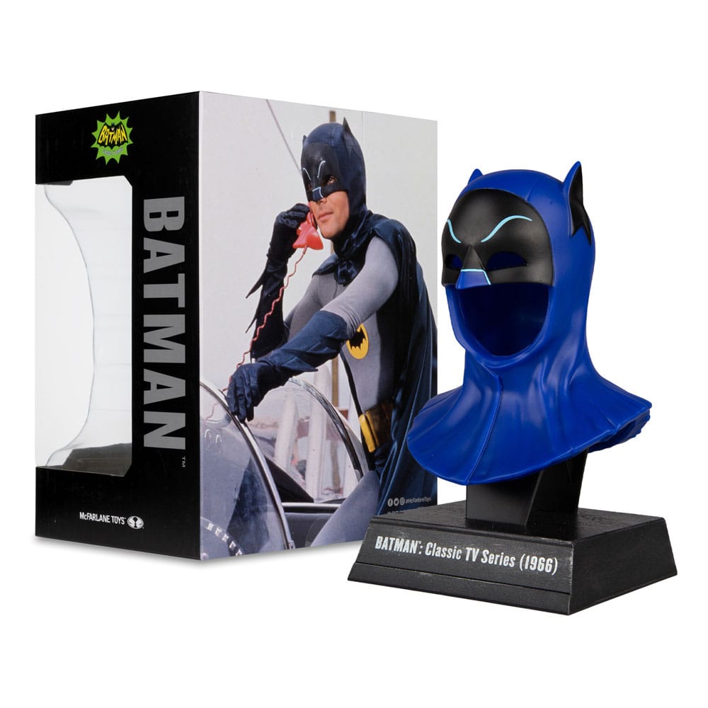 Replica Miniatura Batman 1966 DC Direct Mini Replica 1/3 Batman Cowl 17 cm ( Imagem 4 de 4 ) - Preview