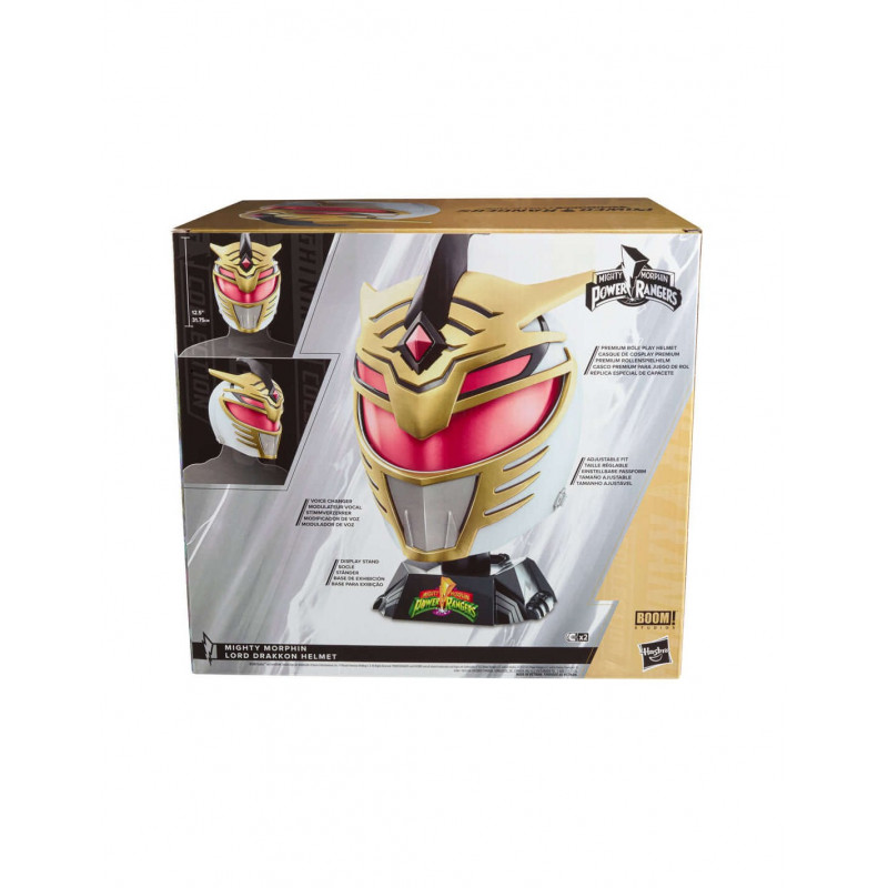Réplica Power Rangers Lord Drakkon Helmet Lightning Collection Replica ( Imagem 2 de 4 ) - Preview