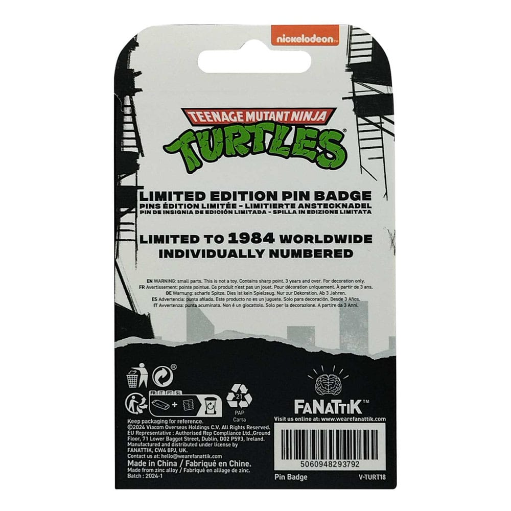 Réplica Teenage Mutant Ninja Turtles Pin Badge 40th Anniversary Limited Edition ( Imagem 2 de 3 ) - Preview