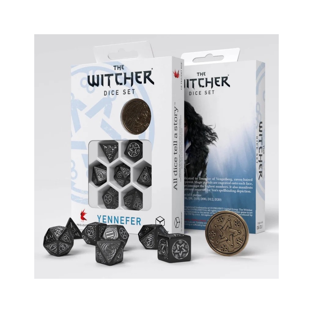 Replica The Witcher Dice Set Yennefer - The Obsidian Star ( Imagem 2 de 2 ) - Preview