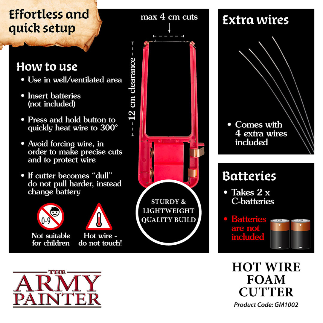 The Army Painter - GameMaster: Hot Wire Foam Cutter ( Imagem 2 de 4 ) - Preview