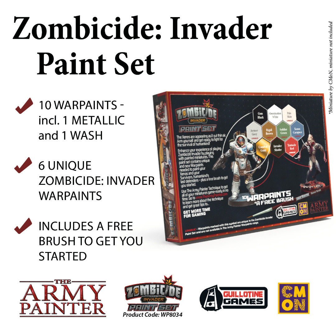 The Army Painter - Zombicide: Invader Paint Set WP8034 ( Imagem 3 de 4 ) - Preview