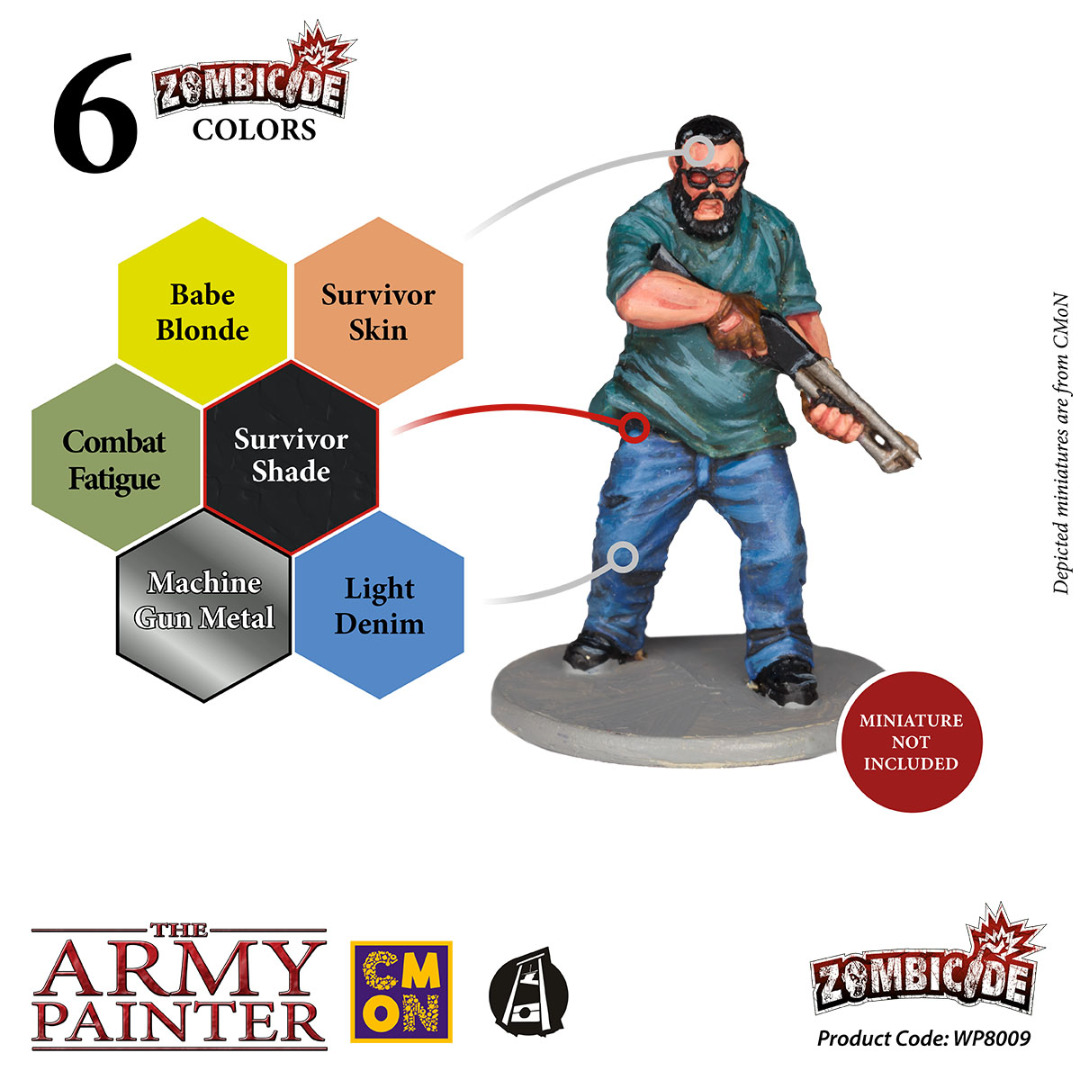 The Army Painter - Zombicide: Survivor Paint Set WP8009 ( Imagem 4 de 4 ) - Preview