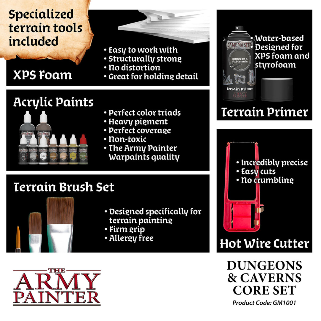 The Army Painter: Gamemaster Dungeons & Caverns Core Set ( Imagem 2 de 4 ) - Preview