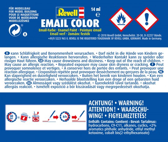 Tinta Revell Email Color Purple Red Silk 14 ml - nº 331 ( Imagem 2 de 2 ) - Preview