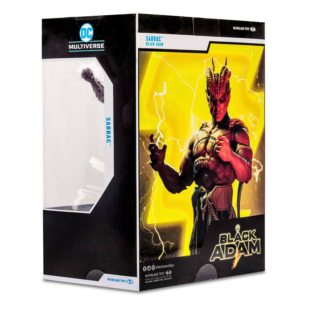 Action-Figure Mcfarlane Dc Comics Black Adam Sabbac Mega ( Imagem 3 de 4 ) - Preview