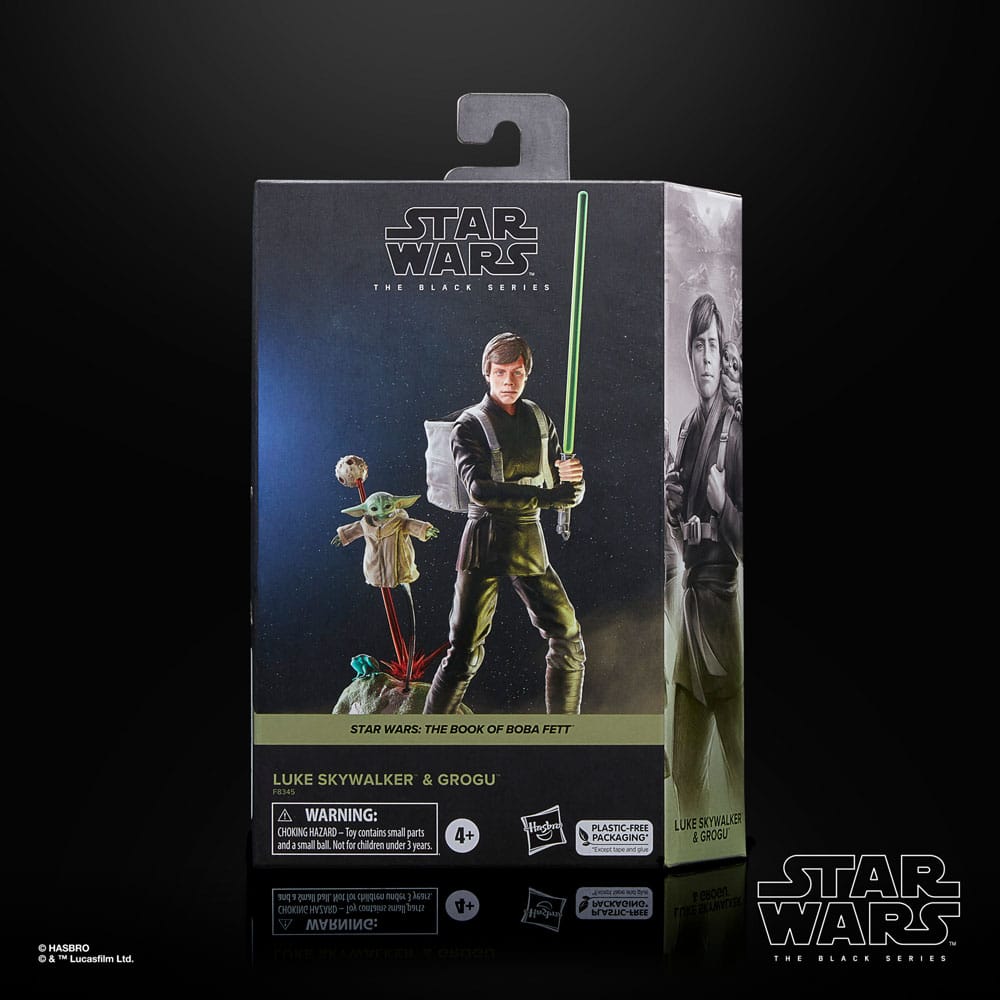 Action-Figure Star Wars: The Book of Boba Fett Black Series - 2-Pack Luke Skywalker & Grogu ( Imagem 4 de 4 ) - Preview