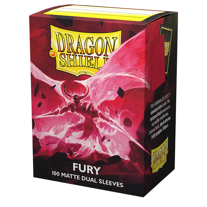 Dragon Shield Sleeves DUAL MATTE (100) FURY (EN) ( Imagem 2 de 2 ) - Preview