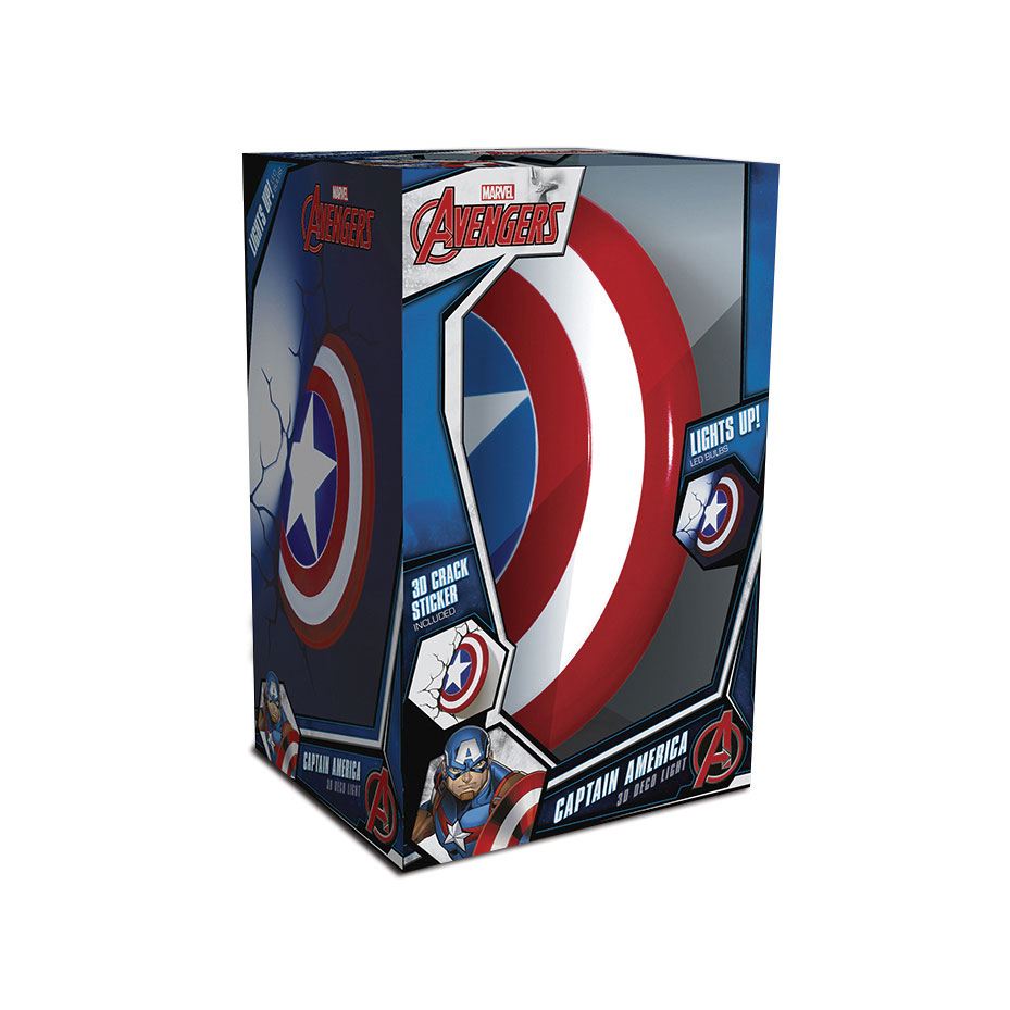 Marvel 3D LED Light Captain America Shield ( Imagem 2 de 2 ) - Preview