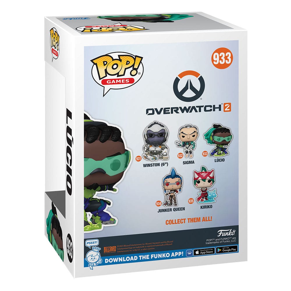 Funko Pop! Games -  Overwatch 2 - Lúcio 933   ( Imagem 3 de 3 ) - Preview