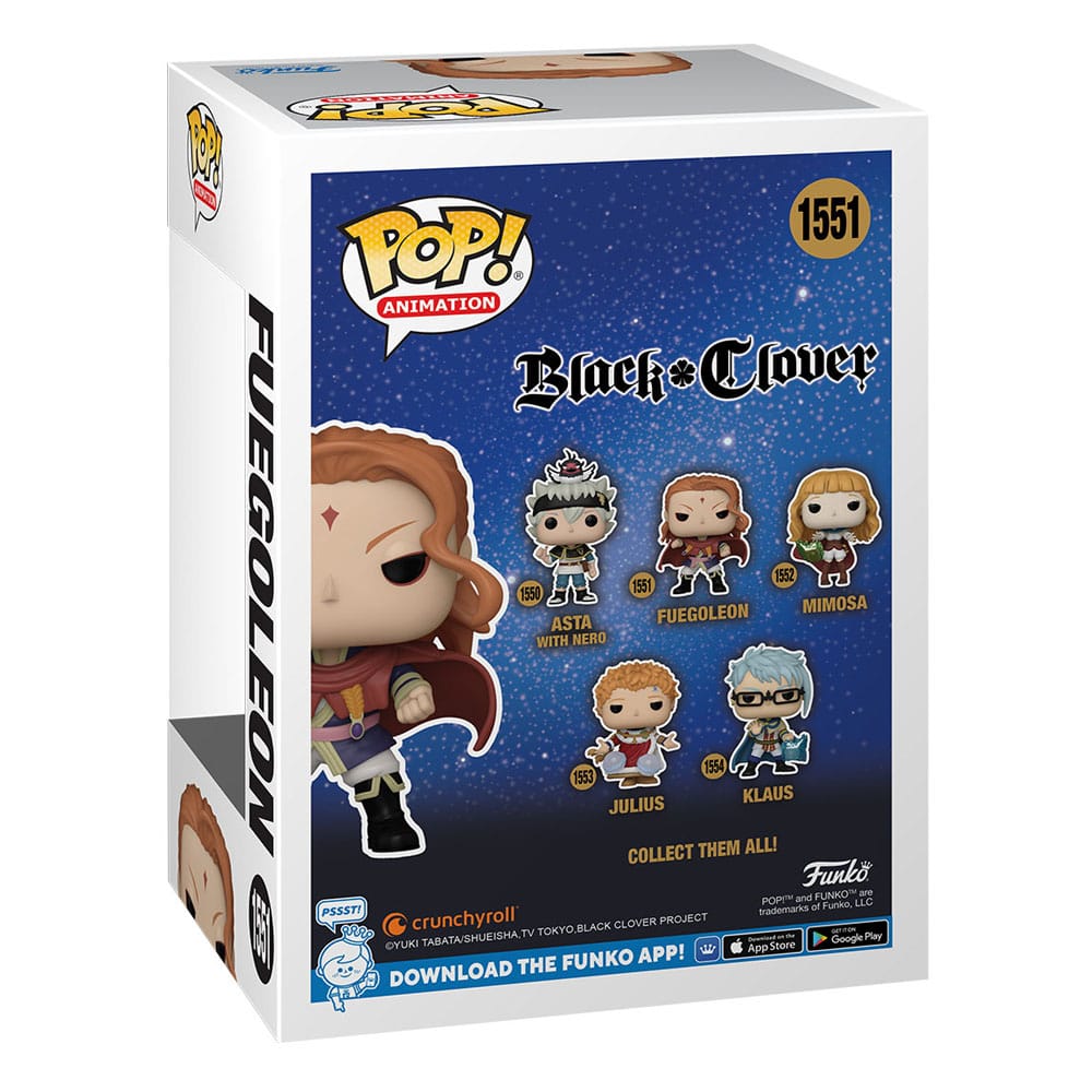 Funko Pop! Animation - Black Clover - Fuegoleon 1551 ( Imagem 2 de 3 ) - Preview