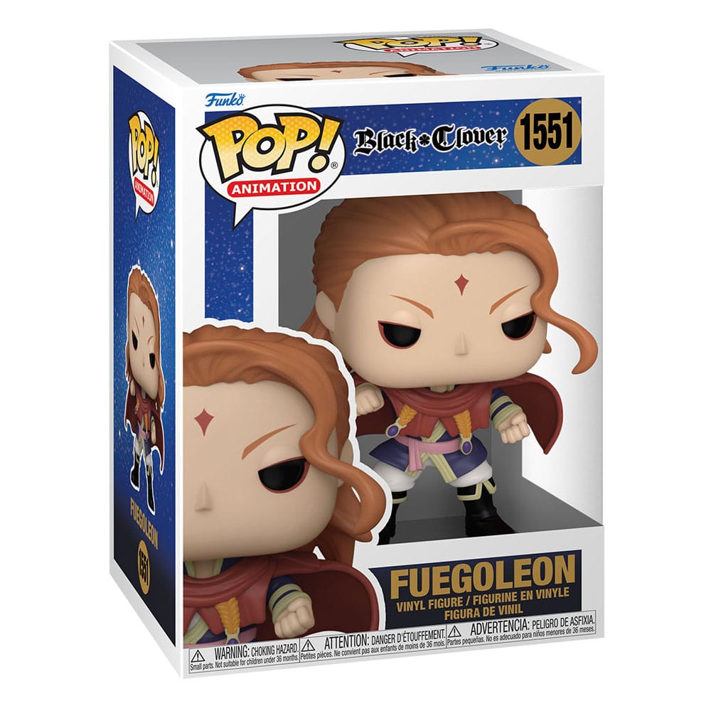 Funko Pop! Animation - Black Clover - Fuegoleon 1551 ( Imagem 3 de 3 ) - Preview