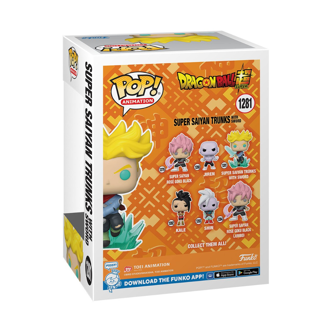 Funko Pop! Animation - Dragonball Super -  SS Trunks w/ Sword ( Imagem 3 de 3 ) - Preview