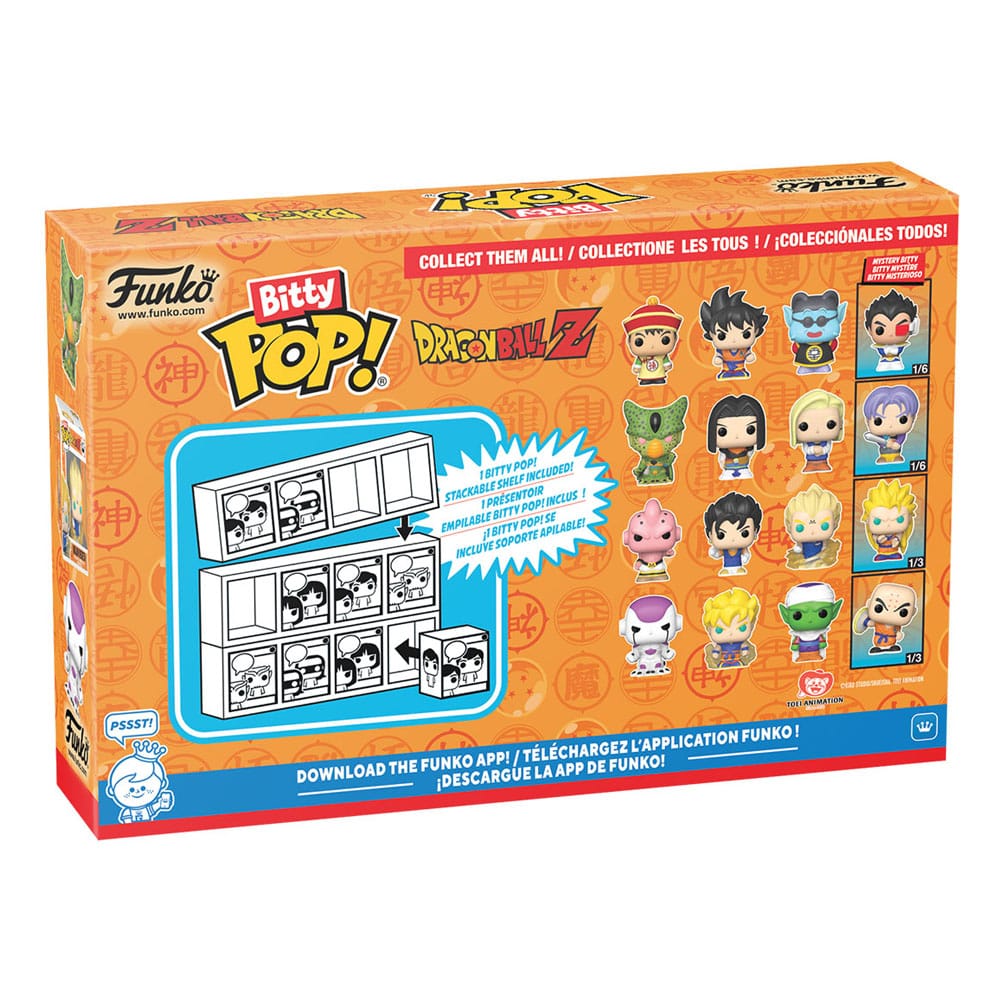 Funko Pop! Bitty - 4-Pack: Dragon Ball Z - Frieza / Goku SSJ / Piccolo / Mystery Pop! ( Imagem 2 de 3 ) - Preview