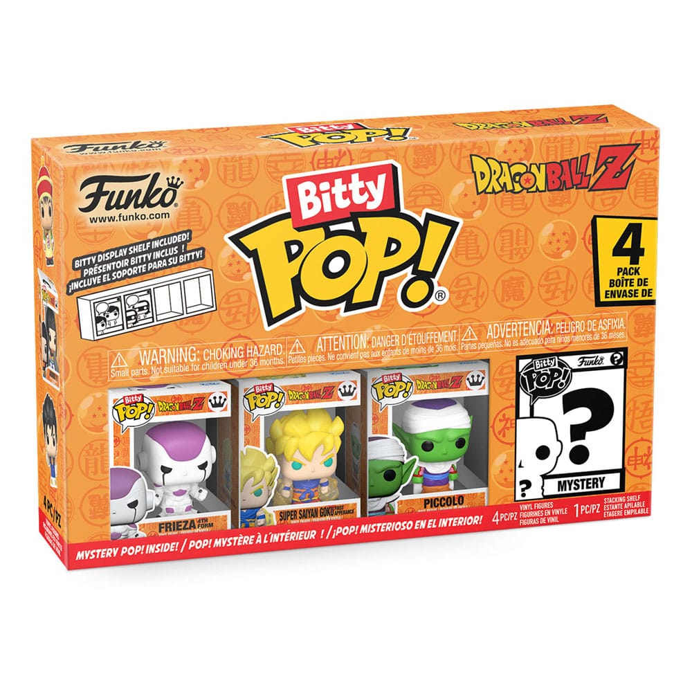 Funko Pop! Bitty - 4-Pack: Dragon Ball Z - Frieza / Goku SSJ / Piccolo / Mystery Pop! ( Imagem 3 de 3 ) - Preview