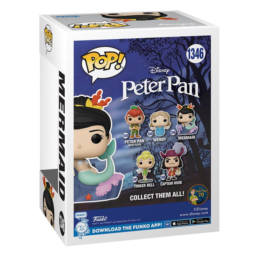 Funko Pop! Disney - Mermaid (#1346) [Peter Pan 70th] ( Imagem 2 de 3 ) - Preview