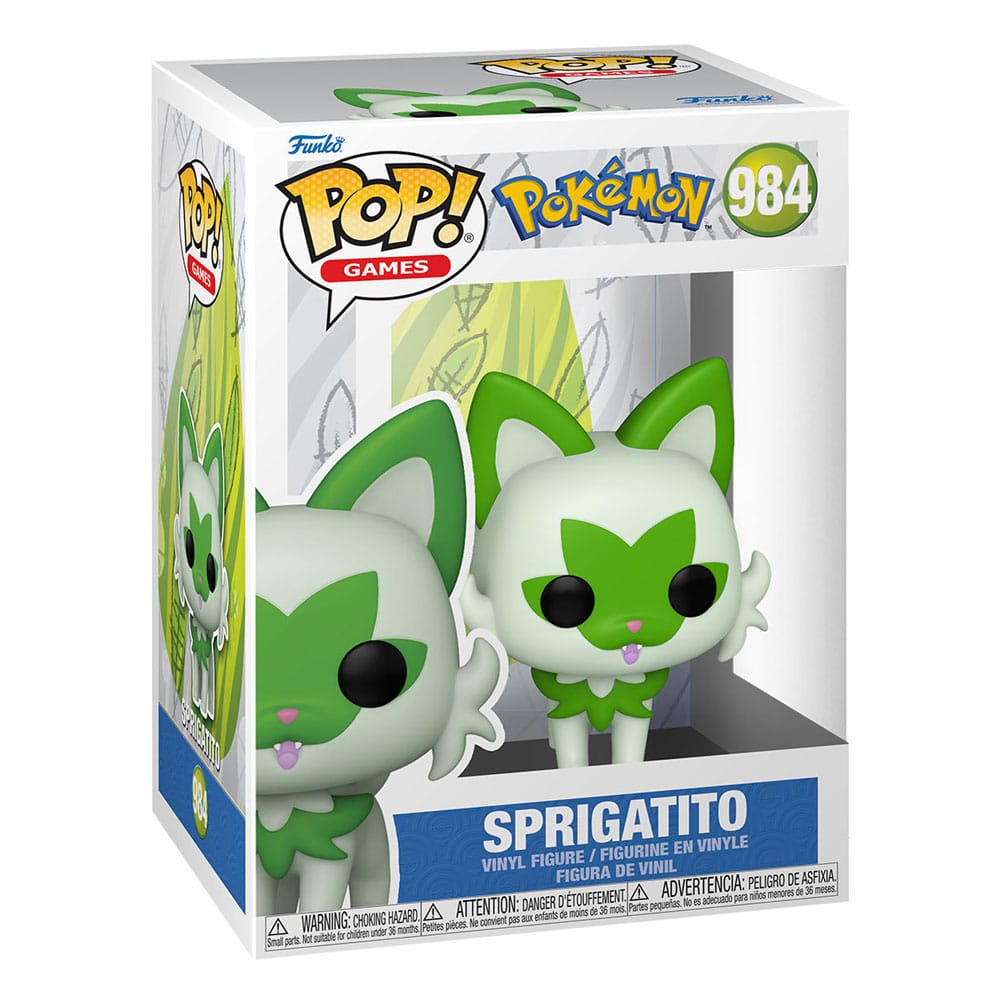 Funko Pop! Games - Pokémon Sprigatito ( Imagem 3 de 3 ) - Preview