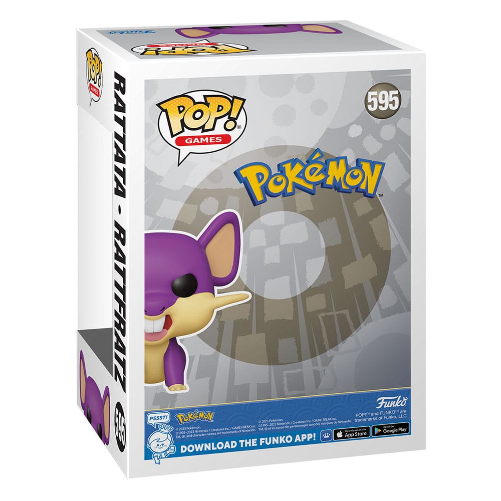 Funko Pop! Games - Pokémon: Rattata   ( Imagem 3 de 3 ) - Preview