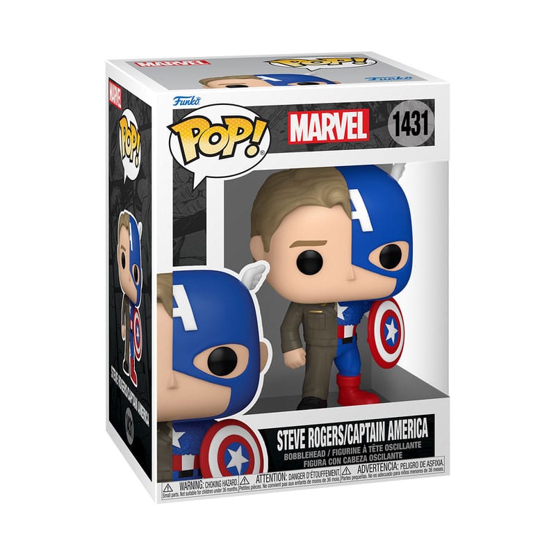 Funko Pop! Marvel - Steve Rogers/Captain America ( Imagem 2 de 2 ) - Preview