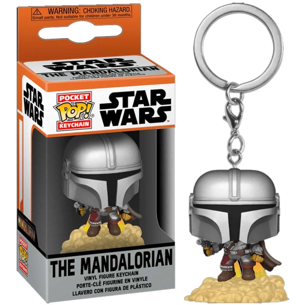 Funko Pop! Keychain Star Wars - The Mandalorian The Mandalorian with Jet Pack ( Imagem 2 de 2 ) - Preview