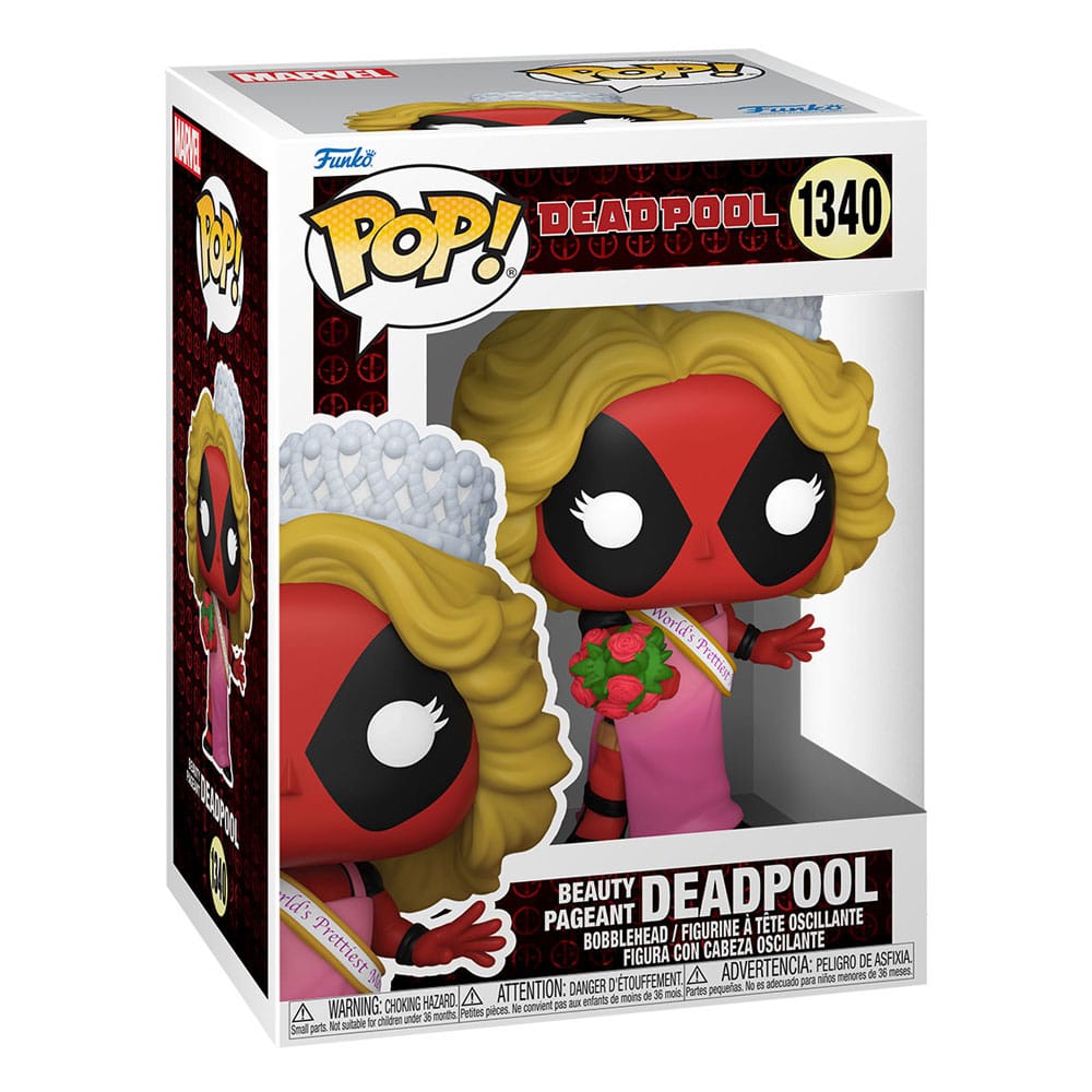 Funko Pop! Marvel - Deadpool Beauty Pageant Deadpool #1340 Bobblehead ( Imagem 3 de 3 ) - Preview