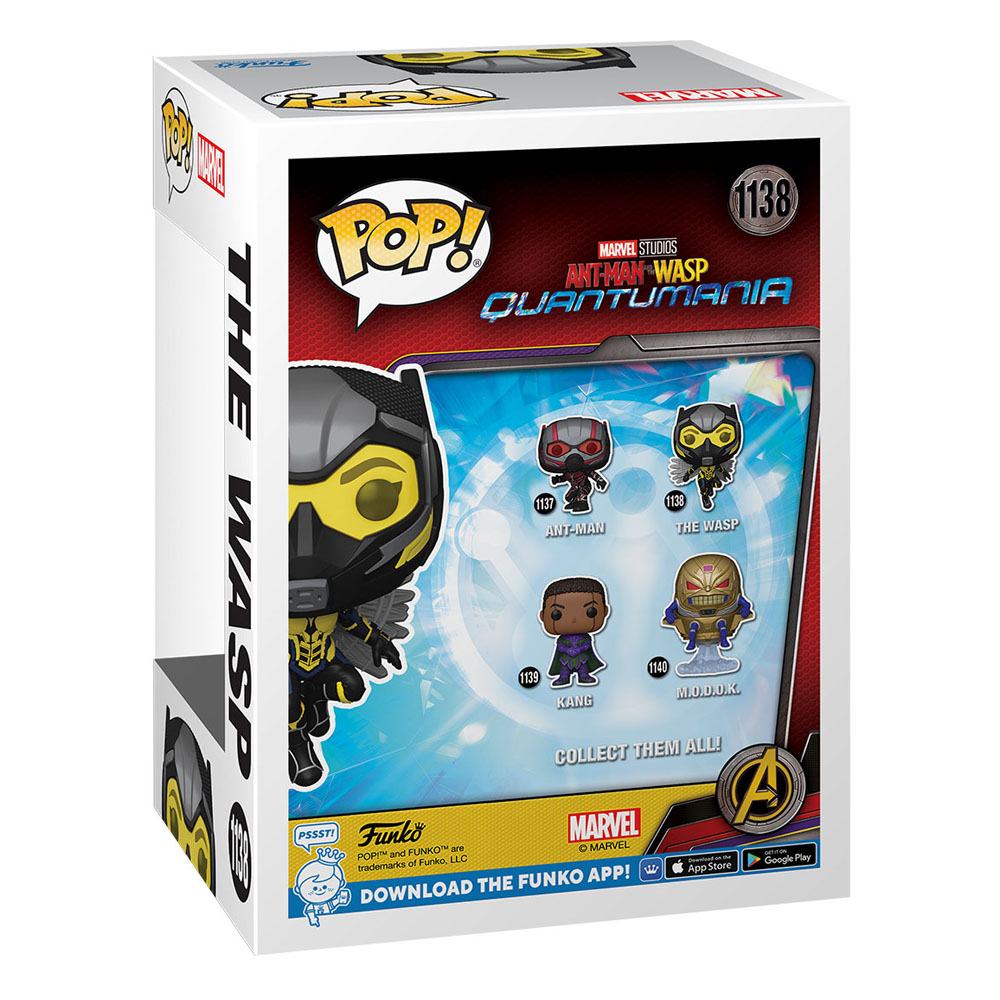 Funko Pop! Marvel - Ant-Man and the Wasp: Quantumania Wasp #1138 Bobble-Head ( Imagem 3 de 3 ) - Preview