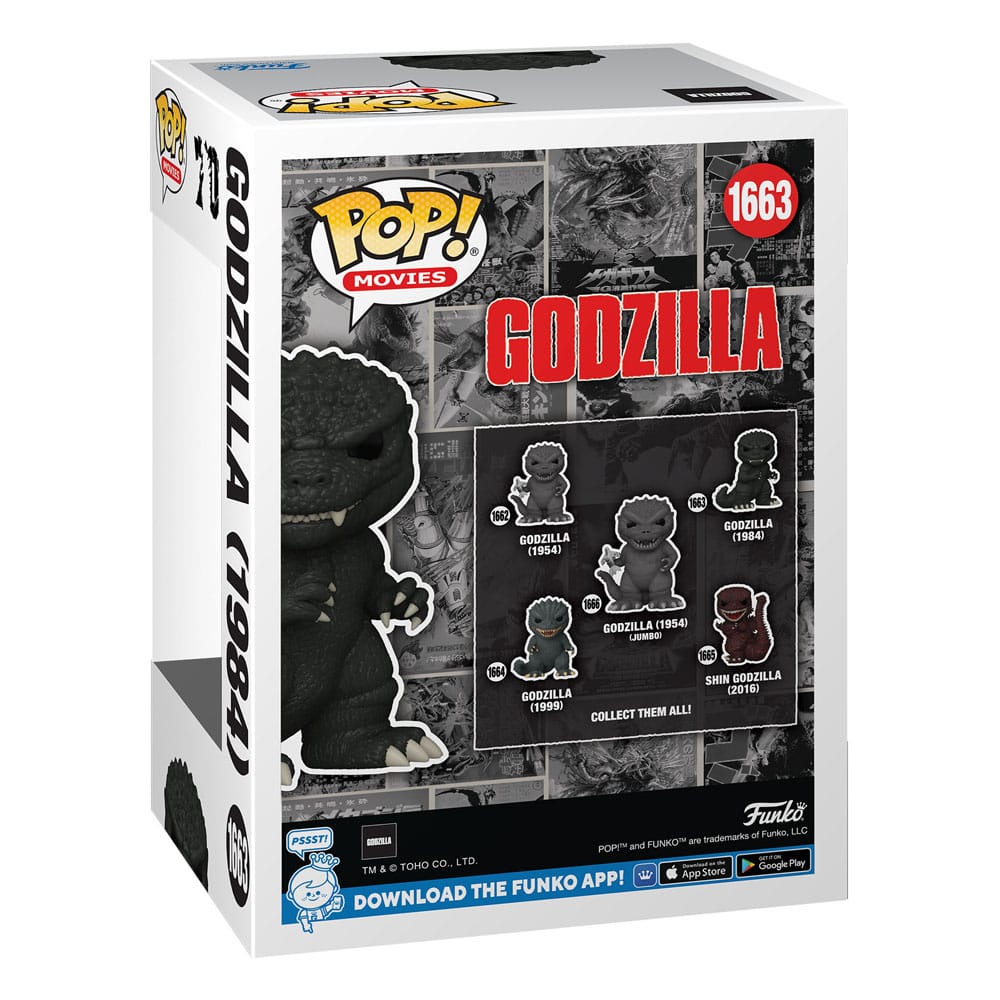 Funko Pop! Movies - Godzilla - Godzilla 1984 ( Imagem 3 de 3 ) - Preview