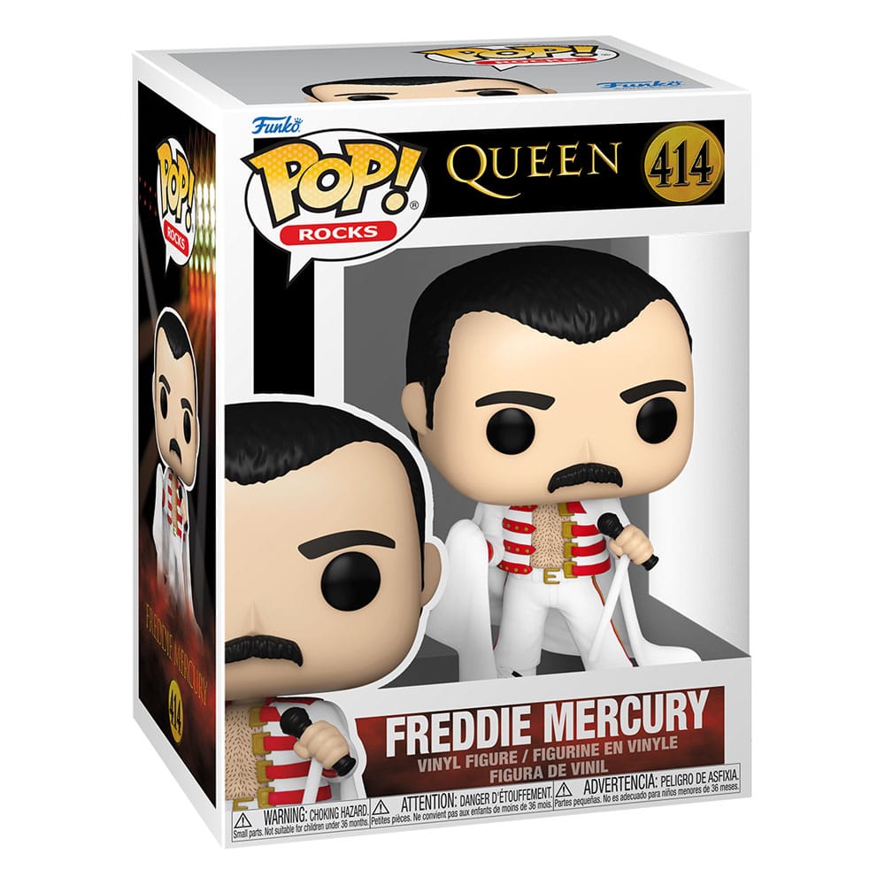 Funko Pop! Rocks - Queen Freddie Mercury with Cape ( Imagem 2 de 2 ) - Preview
