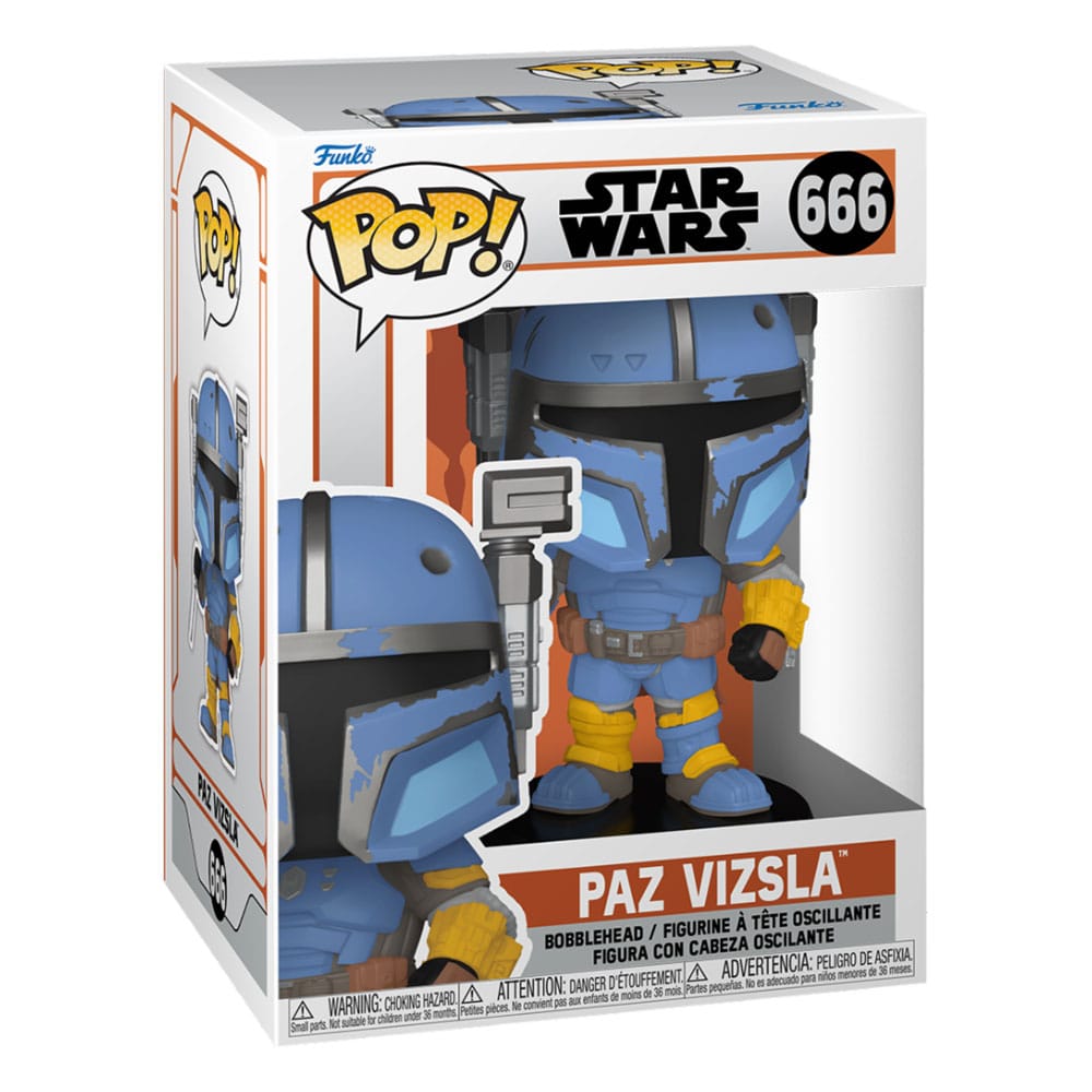 Funko Pop! Star Wars - Mandalorian Paz Vizsla #666 ( Imagem 2 de 2 ) - Preview