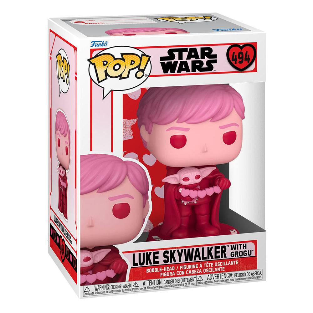 Funko Pop! Star Wars - Valentines Luke & Grogu #494 ( Imagem 2 de 2 ) - Preview